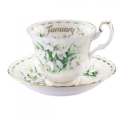 Royal Albert Flower of the month Φλιτζάνι τσαγιού Ιανουάριος