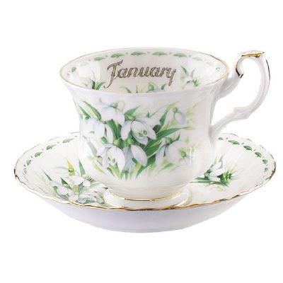 Royal Albert Flower of the month Φλιτζάνι τσαγιού Ιανουάριος