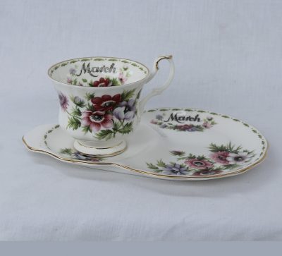 Royal Albert Flower of the month tv set Μάρτιος