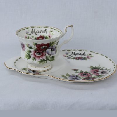 Royal Albert Flower of the month tv set Μάρτιος