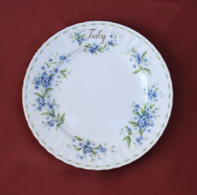 Royal Albert Flower of the month πιάτο 20cm μήνας Ιούλιος - Image 2