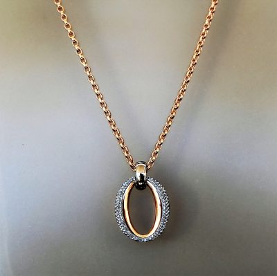 Κολιέ Circlet Swarovski από επιχρυσωμένο μέταλλο