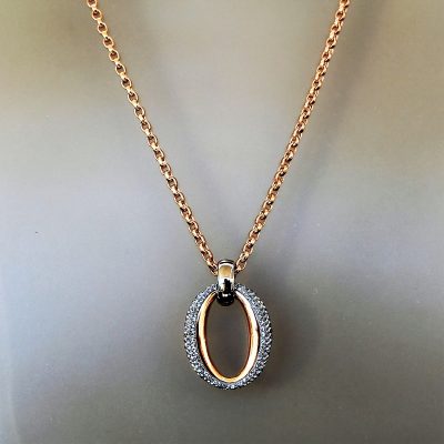 Κολιέ Circlet Swarovski από επιχρυσωμένο μέταλλο