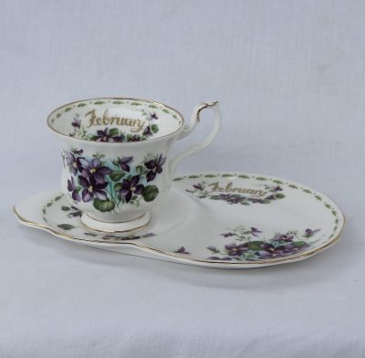 Royal Albert Flower of the month tv set Φεβρουάριος