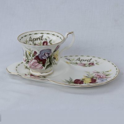 Royal Albert Flower of the month tv set μήνας Απρίλιος