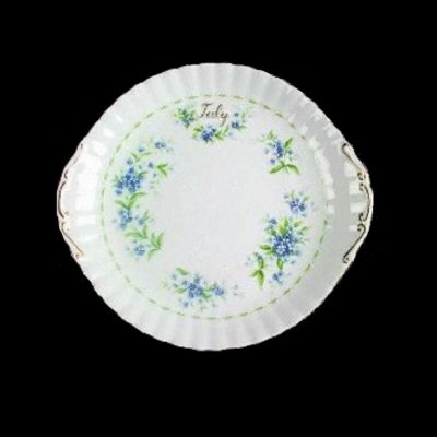 Royal Albert Flower of the month  πιατέλα κέικ μήνας Ιούλιος