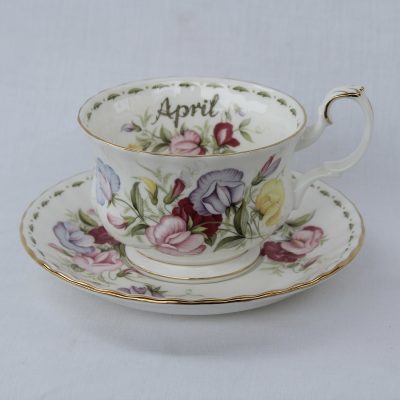 Royal Albert Flower of the month φλιτζάνι πρωινού Απρίλιος