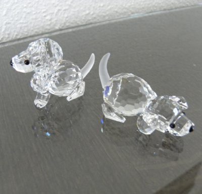 Κουτάβι που παίζει κρύσταλλο Swarovski Silver Crystal 172 296 - Image 2