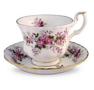 Royal Albert Old Lavender Rose 00130-131 Φλιτζάνι Τσαγιού με Πιατάκι