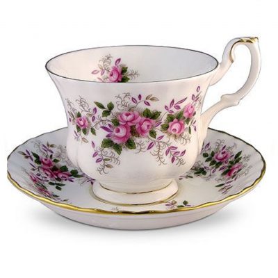 Royal Albert Old Lavender Rose 00130-131 Φλιτζάνι Τσαγιού με Πιατάκι