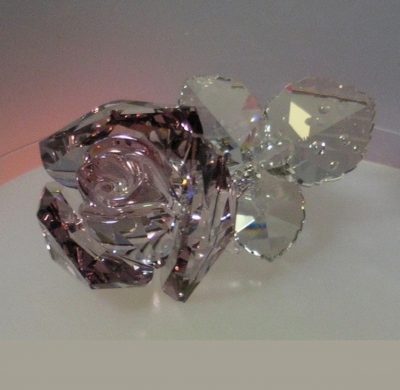 Ανθισμένο τριαντάφυλλο Swarovski Crystal Nature