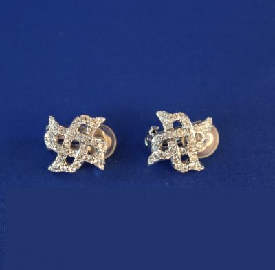 Υπέροχο κόσμημα σκουλαρίκια Diamanta Swarovski με κλιπ