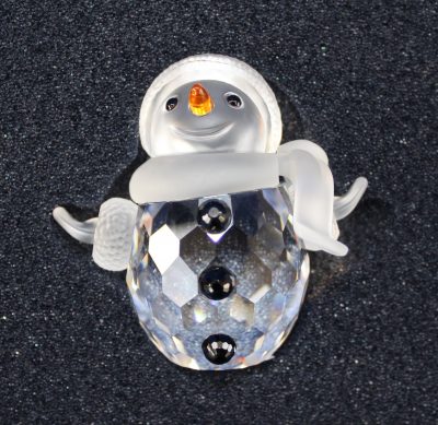 Κρυστάλλινος Χιονάνθρωπος (Snowman) Swarovski silver crystal