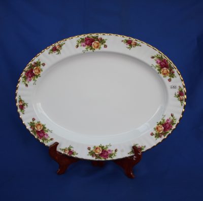 Πιατέλα σερβιρίσματος οβάλ Royal Albert Old Contry Roses - Image 2