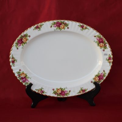 Πιατέλα σερβιρίσματος οβάλ Royal Albert Old Contry Roses