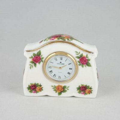Επιτραπέζιο Ρολόι πορσελάνης Royal Albert Old Country Roses - Image 2