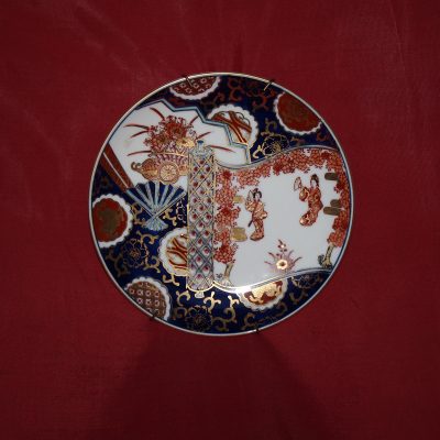 Πιάτο Διακοσμητικό τοίχου Ιαπωνίας  18εκ Gold Imari