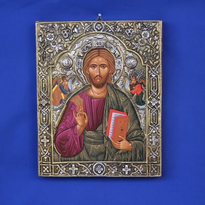 Εικόνα του Χριστού Καρφωτή απο ελληνικό ασήμι 950° - Image 2