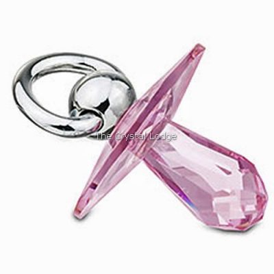 Πιπίλα Ροζ κρύσταλλο Swarovski (Crystal Memories)