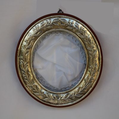 Στεφανοθήκη σχέδιο κλαδιά ελιάς Ελληνικό Ασήμι  950° . - Image 2