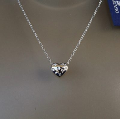Κολιέ HEART DOUBLE FACE κόσμημα Swarovski Κωδικός 1 809 006 - Image 3