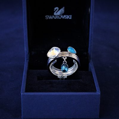 Δαχτυλίδια Σετ3 ΝΑΝΑ μέγεθος 55 Swarovski