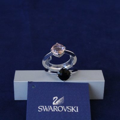 Δαχτυλίδια σετ 2 LEA (VROS-JET) Swarovski