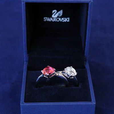 Δαχτυλίδια σετ 2 LEA(CRY-INPI) Swarovski - Image 2