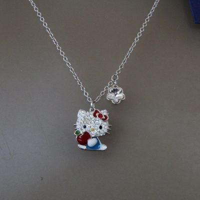 Κολιέ HELLO KITTY RED APPLE Swarovski