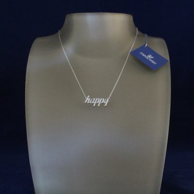 Κολιέ Happy κομψό,λαμπερό κόσμημα Swarovski - Image 2