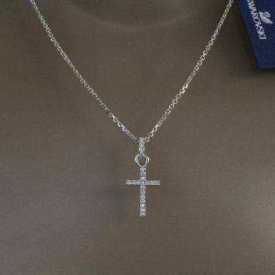 Κολιέ Mini Cross κόσμημα Swarovski Κωδικός 956 722 - Image 3