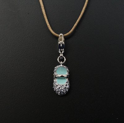 Blue Baby Shoe Charm Swarovski κωδικός 1 109 763 - Image 4