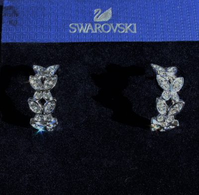 Σκουλαρίκια BUTTERFLY HOOPS κόσμημα Swarovski κωδικός 1 136 268 - Image 7