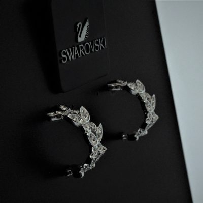 Σκουλαρίκια BUTTERFLY HOOPS κόσμημα Swarovski κωδικός 1 136 268 - Image 4
