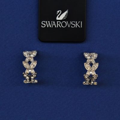 Σκουλαρίκια BUTTERFLY HOOPS κόσμημα Swarovski κωδικός 1 136 268 - Image 3