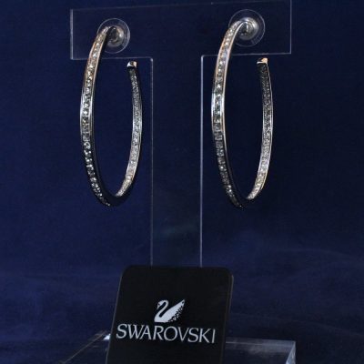 Σκουλαρίκια LARGE HOOPS κόσμημα Swarovski