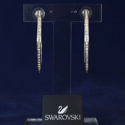Σκουλαρίκια LARGE HOOPS κόσμημα Swarovski κωδικός 1 058 484 - Image 2