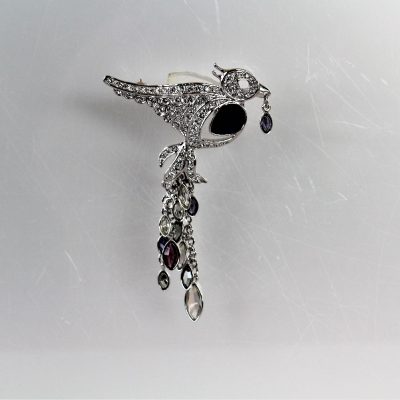 Καρφίτσα παγώνι PEACOCK κόσμημα Swarovski - Image 2