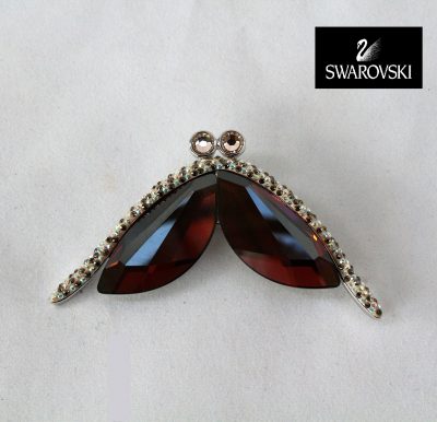 Καρφίτσα πεταλούδα DANAE κόσμημα Swarovski - Image 3