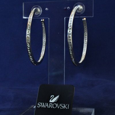 Σκουλαρίκια LARGE HOOPS κόσμημα Swarovski