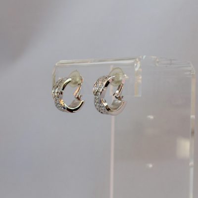 Σκουλαρίκια κλιπ EDITH κόσμημα Swarovski κωδικός 1 075 335 - Image 2