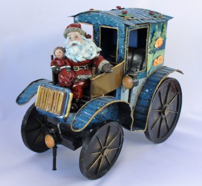 Μεταλλική άμαξα με μουσική- Οδηγός ο Άγιος Βασίλης