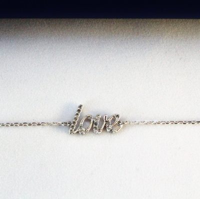 Νεανικό Βραχιόλι LOVE κόσμημα Swarovski - Image 3