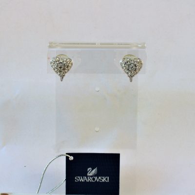 Σκουλαρίκια HEART CLIP κόσμημα Swarovski - Image 2