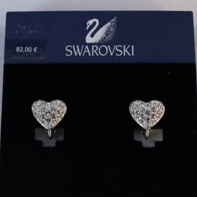 Σκουλαρίκια HEART CLIP κόσμημα Swarovski