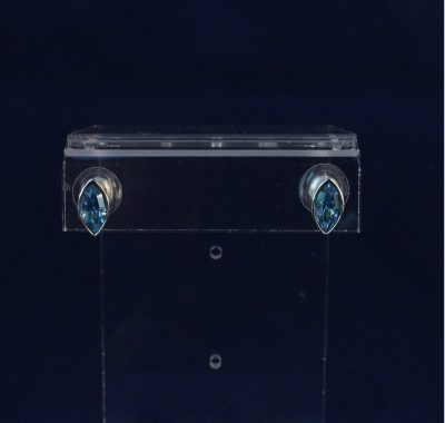 Σκουλαρίκια SCS BLUE κόσμημα Swarovski - Image 2