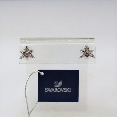 Σκουλαρίκια SCS ORCHID κόσμημα Swarovski - Image 2