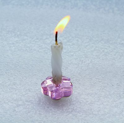 Βάση Flower Rosaline για κεράκι τούρτας Swarovski - Image 4