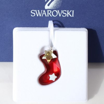 Κόκκινη Κάλτσα “Twinkling Stoking” Swarovski- Christmas Season - Image 3