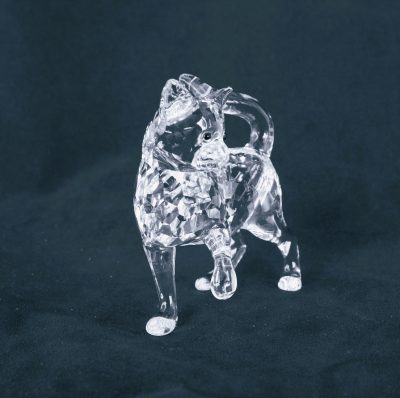 Μαμά γάτα MOTHER CAT Silver Crystal Κρύσταλλο Swarovski - Image 2